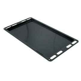 baking sheet steel sheet enamelled black L 666 mm W 376 mm H 10 mm product photo  S