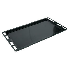 baking sheet steel sheet enamelled black L 666 mm W 376 mm H 10 mm product photo