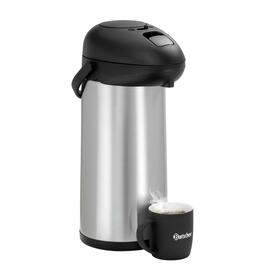 vacuum pump jug 5L | 5.0 ltr stainless steel product photo