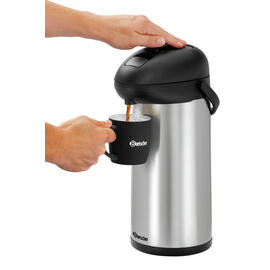 vacuum pump jug 5L | 5.0 ltr stainless steel product photo  S