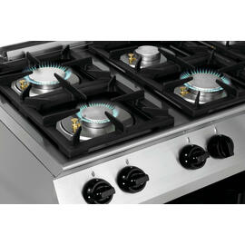 6 burner gas stove MFGO 7060 gastronorm 28.5 kW (gas) | open base unit product photo  S