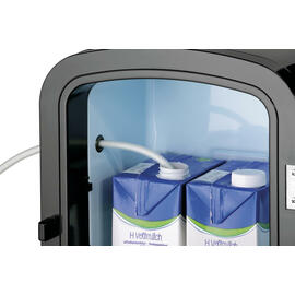 milk fridge KV6LTE black 6 ltr | suitable for 2 tetrapaks à 1 ltr | thermoelectric product photo  S