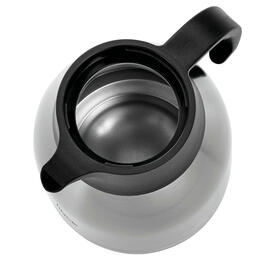 vacuum jug 1.5 ltr stainless steel chromium coloured|black screw cap  H 215 mm product photo  S