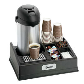 coffee station 1190 5 compartments black  L 440 mm  B 340 mm  H 145 mm product photo