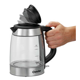 electric kettle transparent | 1.7 ltr | 230 volts 2200 watts product photo  S