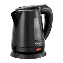electric kettle 0.8 ltr black plastic product photo