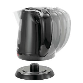 electric kettle 0.8 ltr black plastic product photo  S