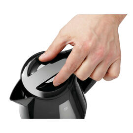 electric kettle 0.8 ltr black plastic product photo  S