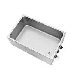 water bath | bain marie gastronorm - 150 mm  • 1200 watts | drain tap product photo  S