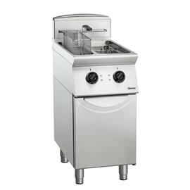 floor standing electric fryer | 2 basins 2 baskets 16 ltr | 400 volts 14 kW product photo