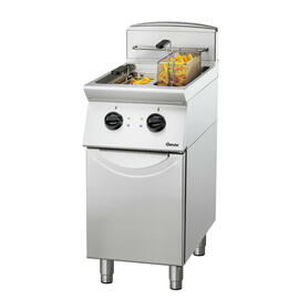 floor standing electric fryer | 2 basins 2 baskets 16 ltr | 400 volts 14 kW product photo  S