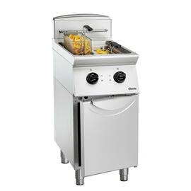 floor standing electric fryer | 2 basins 2 baskets 16 ltr | 400 volts 14 kW product photo  S