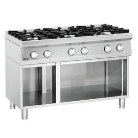 gas stove 70060 | 6 cooking zones | open base unit product photo