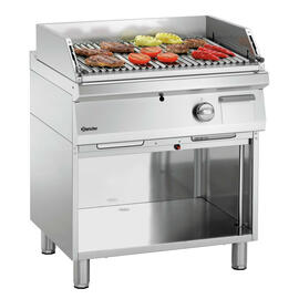 lava stone grill 700VR G180 floor model open base unit 18 kW  H 850 mm product photo