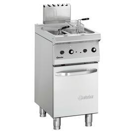 floor standing gas fryer | 2 basins 2 baskets 14 ltr 11.5 kW (gas) product photo