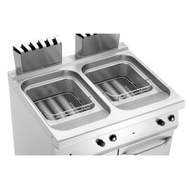 floor standing gas fryer | 2 basins 2 baskets 46 ltr 30 kW (gas) product photo  S
