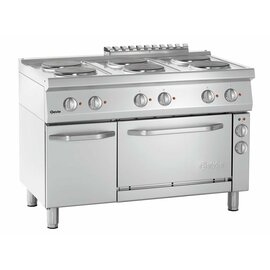 6 zone electric stove 400 volts 19.25 kW | oven | doored cabinet part product photo  S