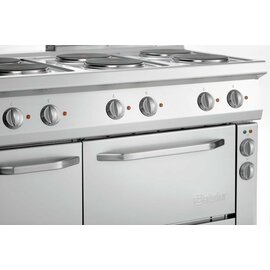 6 zone electric stove 400 volts 19.25 kW | oven | doored cabinet part product photo  S