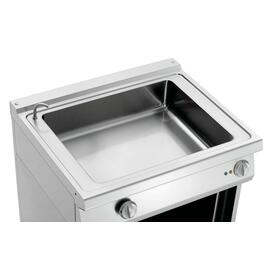 electric water bath 700 CLASSIC GN 2/1  • 2000 watts | open base unit | drain tap product photo  S