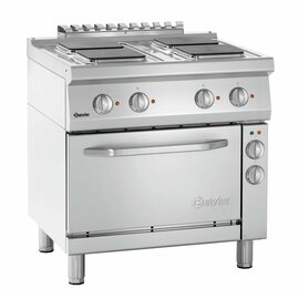 4 plate electric stove gastronorm 400 volts 14.05 kW | oven | angular cooking plates product photo  S