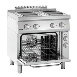 4 plate electric stove gastronorm 400 volts 14.05 kW | oven | angular cooking plates product photo