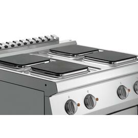 4 plate electric stove gastronorm 400 volts 14.05 kW | oven | angular cooking plates product photo  S