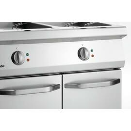 floor standing electric fryer | 2 basins 3 baskets 30 ltr | 400 volts 30 kW product photo  S