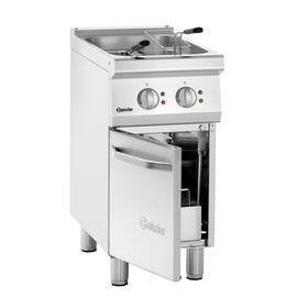 floor standing electric fryer | 2 basins 2 baskets 18 ltr | 400 volts 15 kW product photo  S