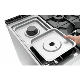 4 burner gas stove gastronorm 400 volts 24,5 kW (gas) 5.6 kW (electric oven) | oven product photo  S