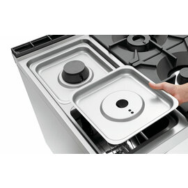 6 burner gas stove gastronorm 45.5 kW | oven | doored cabinet part product photo  S