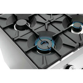 6 burner gas stove gastronorm 45.5 kW | oven | doored cabinet part product photo  S