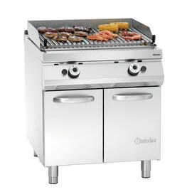 gas lava stone grill 900 Master floor model closed|2 doors 24 kW  H 900 mm product photo
