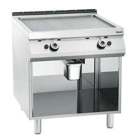 gas griddle plate OU grooved | floor model H 900 - 950 mm product photo  S