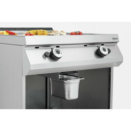 gas griddle plate OU grooved | floor model H 900 - 950 mm product photo  S