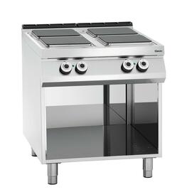 4 plate electric stove 400 volts 16 kW | open base unit product photo  S