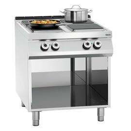 4 plate electric stove 400 volts 16 kW | open base unit product photo