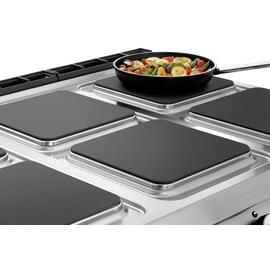 6 zone electric stove gastronorm 400 volts 29.6 kW | oven | doored cabinet part product photo  S