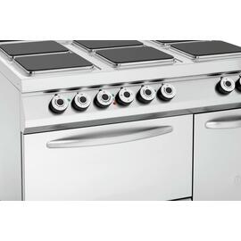 6 zone electric stove gastronorm 400 volts 29.6 kW | oven | doored cabinet part product photo  S