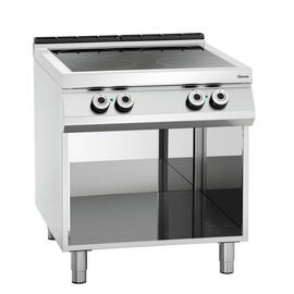 4 zone ceramic hob 400 volts 16 kW | open base unit product photo