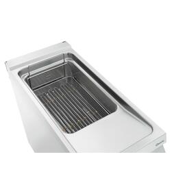 floor standing electric fryer | 1 basin 1 basket 20 ltr | 400 volts 17.4 kW product photo  S