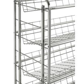 crate cart 4 swivel castors 2 braked castors 1080 mm  x 570 mm  H 1610 mm product photo  S
