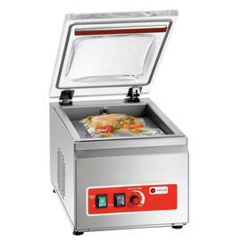vacuum packaging machine K 250/150L compartment device 150 ltr / min sealing seam 250 mm product photo