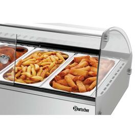 hot countertop showcase R4 4 x GN 1/3 500 watts 230 volts  L 775 mm  B 420 mm  H 335 mm product photo  S