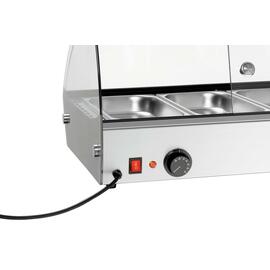 hot countertop showcase R6 6 x GN 1/3 800 watts 230 volts  L 1135 mm  B 420 mm  H 335 mm product photo  S