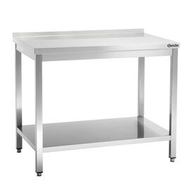 work table upstand 40 mm at the back bottom shelf 1000 mm 700 mm Height 850 mm product photo