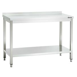 work table upstand 40 mm at the back bottom shelf 1200 mm 600 mm Height 850 mm product photo