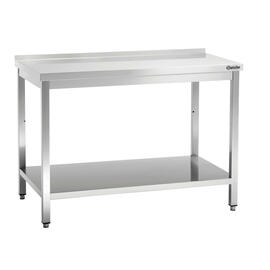 work table upstand at the back bottom shelf 1400 mm 700 mm Height 850 mm self-assembly product photo