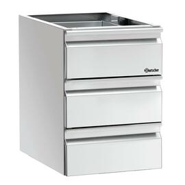 315306 Schubladenblock, 3 x 1/1 GN, 65 mm tief, zum Einbau vor Ort, für Arbeitstische 600er  Serie product photo  S