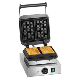 waffle iron 1BW160-101 | waffle size 160 x 100 x H 32 mm | 2200 watts 230 volts product photo