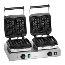 waffle iron | waffle size 160 x 100 x H 32 mm | 4400 watts 230 volts product photo  S